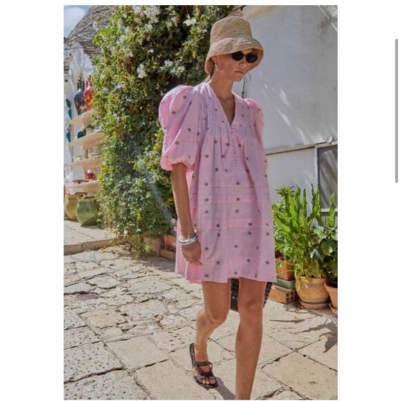 HUNTER BELL Dresses & Skirts - Hunter Bell Jenkins Dress Pink Floral Blossom